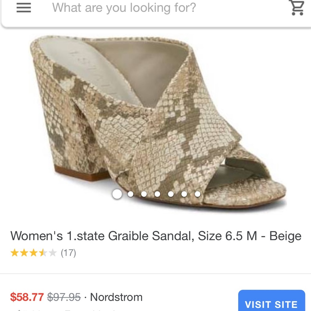 Snakeskin Wedge heel